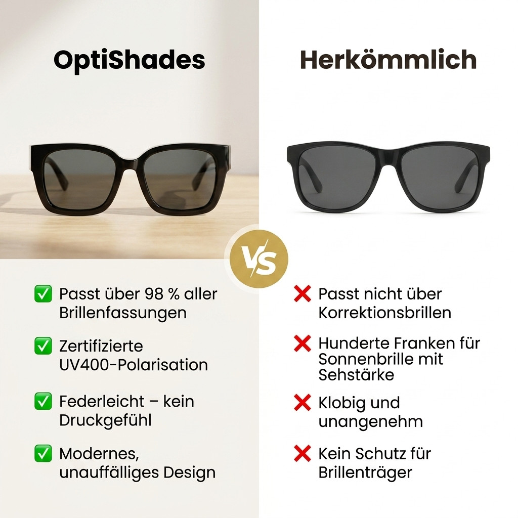 OptiShades | polarisierte Überbrille mit UV400 Schutz